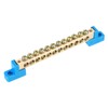 sourcing map 2 Pcs 12 Positions Bridge Design Terminal Bus
