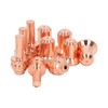 10Pcs Nozzle Electrode Kit Brass 176655 Electrode 176656 Nozzle Tip