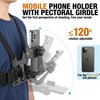 Adjustable Chest Phone Mount Holder for Hands-Free Recording – Secure