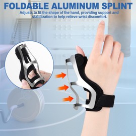 SENLINLIN Thumb Brace Right Left Breathable CCD Joint Bandage, Skin-friendly Thumb Splint for Arthritis Tendonitis, Sprains Thumb Support, Universal