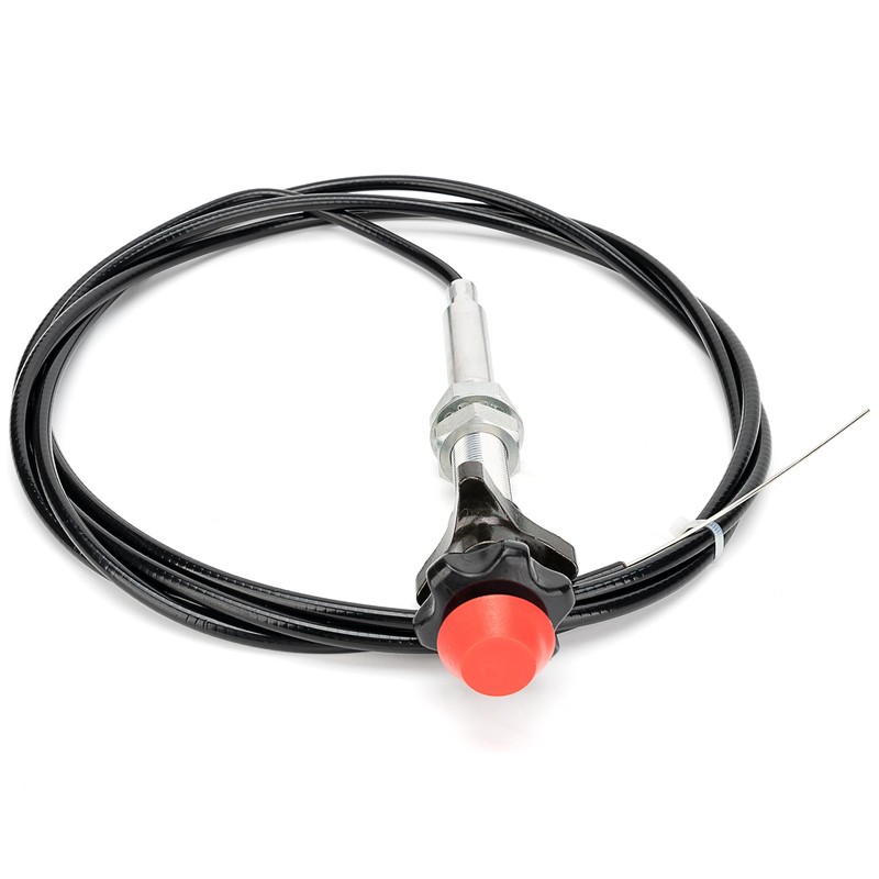 Qagea 55204 Control Cables with 2 in Black Knob, Locking