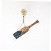 VILLFUL Golden Brass Gorilla Head Wall Hook Playful Animal Coat