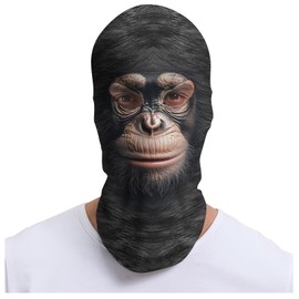 Kiyrnie Balaclava Face Mask Men Women 2 Hole Thin Full Mask Skull Motorcycle Cycling Raves