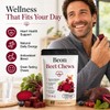 Beon Beet Chews, Beon Beetroot Chews Gummies with Grape Seed