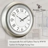 FOUNTAIN DESIGNS 18" Large Galaxy Luminous Atomic Clock with Night