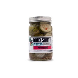 Doux South Angry Cukes Pickles, All Natural, 16 Ounce (Pack of 6)