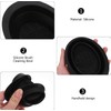 PACKOVE Limpiador de Herramientas de Maquillaje Almohadilla de Silicona, Recipiente