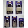 HEAVY DUTY CHROMED PLATED STEEL LOCK WITH 3 KEYS