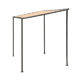 Garden Winds Custom Fit Replacement Canopy Top Cover Compatible with The Shelter Logic, Backyard Creations Solano Canopy - Classic Sand Beige, Riplock 350