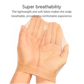 MUNSKT 12 Pcs HD Wig Cap, Wig Caps to Hold Wig in Place, Wig Cap for Wig Making, Invisible HD Wig Cap, Wig Band for Melting Lace