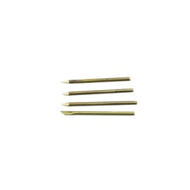 Le Crayon a Gratter Conservator Precision Pencil Refill Set - 3 Brass Tips, 1 Brass Scalpel (No Pencil), LC-Refill-4TIPS
