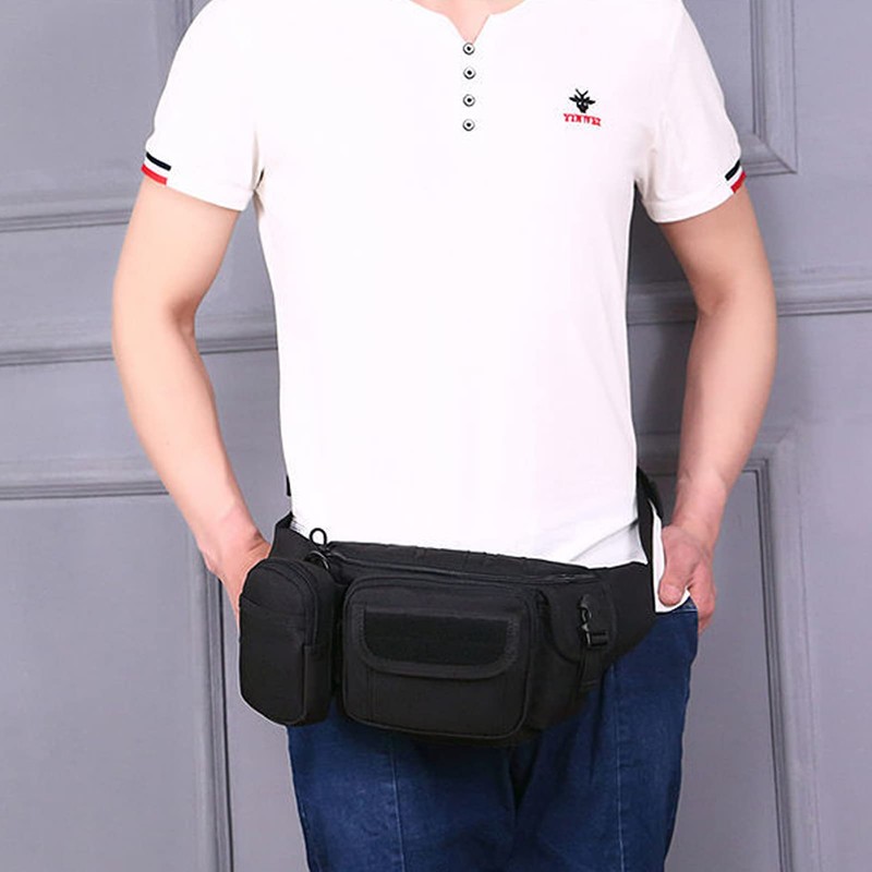 Rouinek Tactical Fanny Pack Military Waist Bag Pack Utility Hip