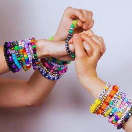 KANDI BAR 'Party Hard' Collection (16 Rave Bracelets)