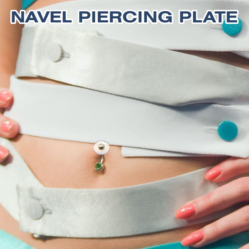 Wesiti 300 Pcs Clear Piercing Disc for Piercing Bump 3/5/7/9/11/13