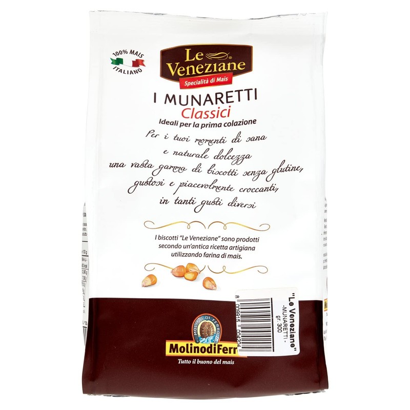 The Venetian Munaretti Biscuits Gluten Free 300g