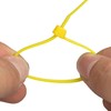 Konya Shoji 01281190 Cable Tie, Yellow, 5.9 x Width 0.14