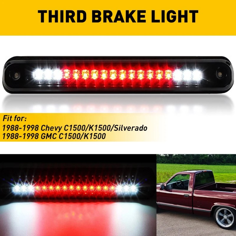 LED Third 3rd Brake Smoke Cargo Stop Light For 88-98