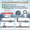 HEATIT JHSF1 Self Regulating Pre-Assembled Heating Cable 6-feet 120V Roof