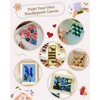 Zplontya Bound Needlepoint Canvas – 3 Pcs 18 Mesh Pink