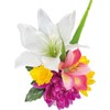 Q-FLA 807817 Arrangement Flower Vase Set P Pink Buddha Flower
