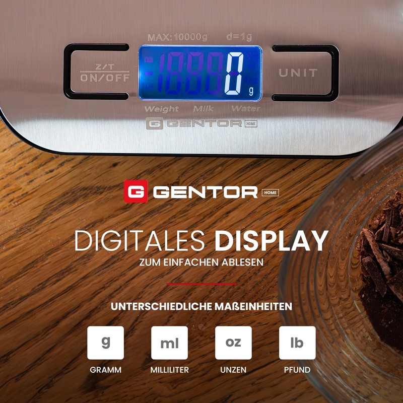 Digital Kitchen Scales 10 kg - High Precision Measurement up