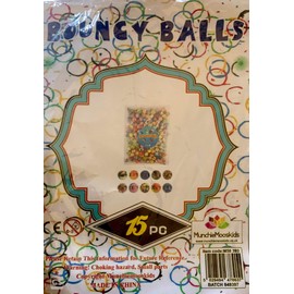 MunchieMoosKids 15 X Mixed Colour Jet Bouncy Balls