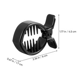 ULTECHNOVO High Ponytail Hair Clips Round Inner Toothed Small Matte Nonslip Ponytail Buckle Hair Clip Strong Hold for Medium Long Hair Ponytail Holder Accessories for Women and Girls