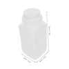 GANAZONO 2Pcs Wide Mouth Bottle Pe Containers for Laboratory and