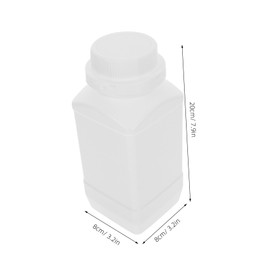 GANAZONO 2Pcs Wide Mouth Bottle Pe Containers for Laboratory and Industrial Use High Temperature Resistant for Easy Pouring and Dispensing