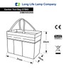 Garden Tool Bag Heavy Duty 8 Pocket Organizer Gardening Hand