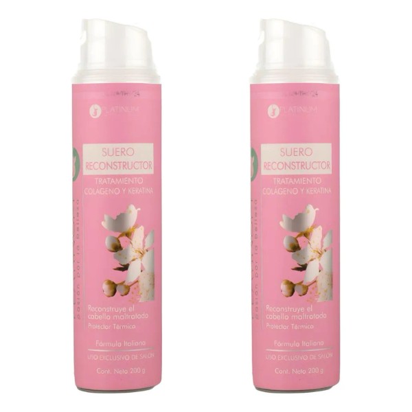 Kit De 2 Tratamiento Reconstructor Con Colágeno Y Keratina