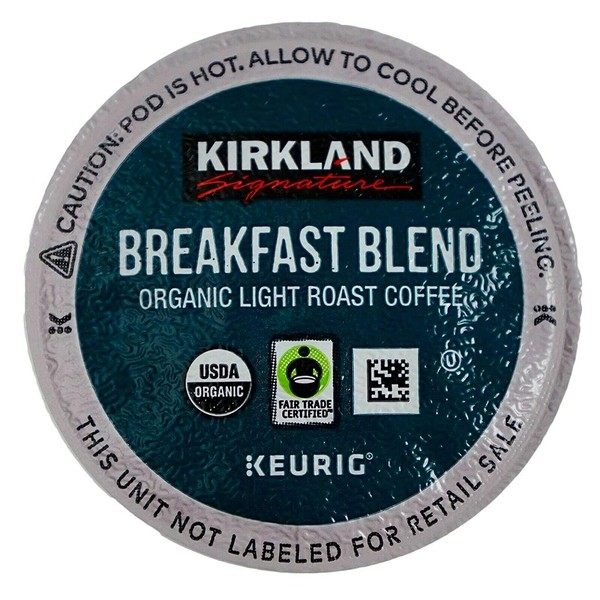 Kirkland Breakfast Blend Single-cup Coffee for Keurig K-cup Brewers, 50 Count