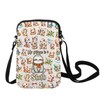 LEVLO Funny Sloth Crossbody Bag Sloth Lover Inspired Gift My