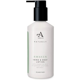 Arran Sense of Scotland Naturals Awaken Soothing Hydrating Mint & Eucalyptus Hand & Body Lotion Fast Absorbing Non Greasy Vegan Cruelty Free