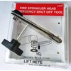 Fire Sprinkler Head Shut Off Tool Wall Cabinet Case For