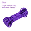 DMiotech 1/4 Inch Shock Cord, 25 Feet Purple Bungee Cord