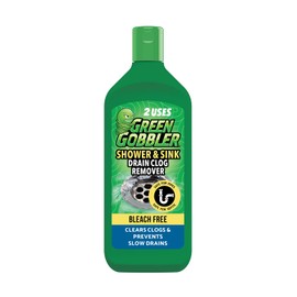 Green Gobbler Ultra Concentrated Drain Clog Remover & Cleaner | Powerful Hair, Grease & Soap Dissolver for Bathroom, Kitchen, Shower, Sink & Toilet | Safe for Pipes & Septic Systems