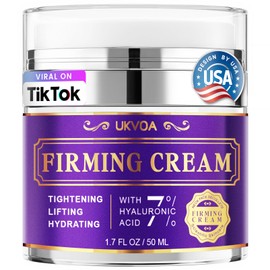 UKVOA Neck Firming Cream, Anti-Aging Face Moisturizer for Women with Retinol, Collagen & Hyaluronic Acid, Tighten and Lift Neck Cream 1.7 Fl Oz