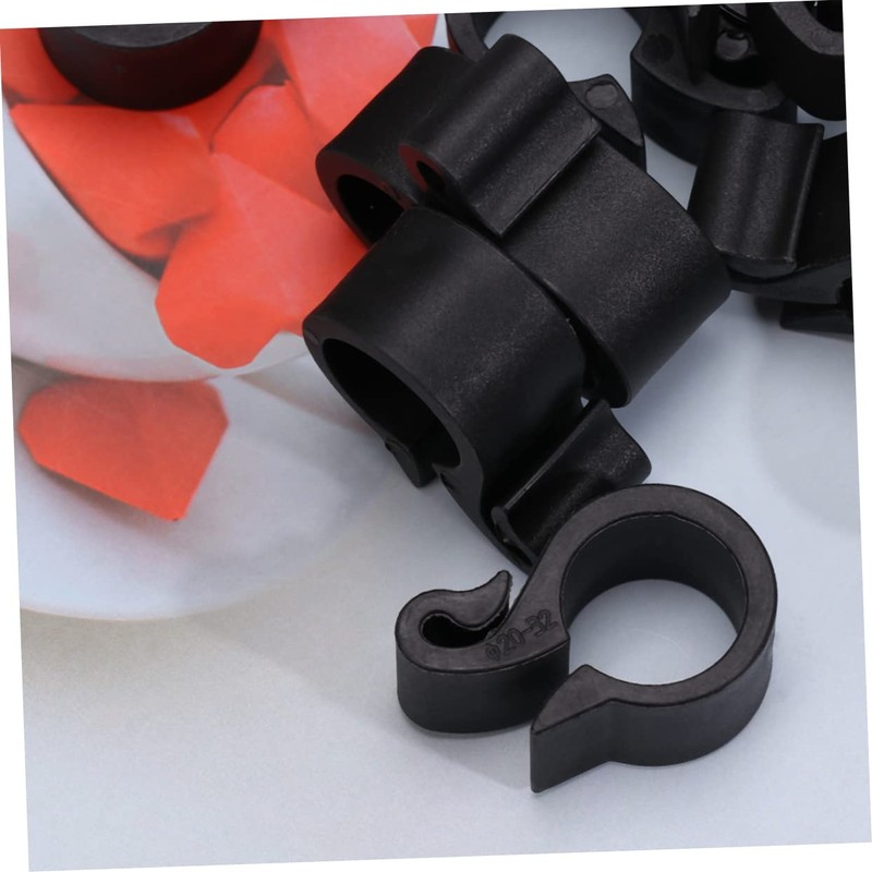Totority 50Pcs Garden Hose Fastening Clips Durable Pe Pipe Hooks