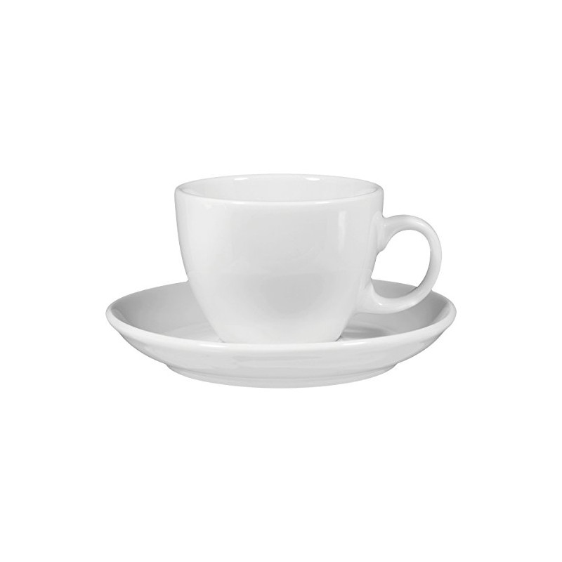 Seltmann Weiden VIP Weiss Uni Cappuccinotasse 0,22 l mit Untertasse