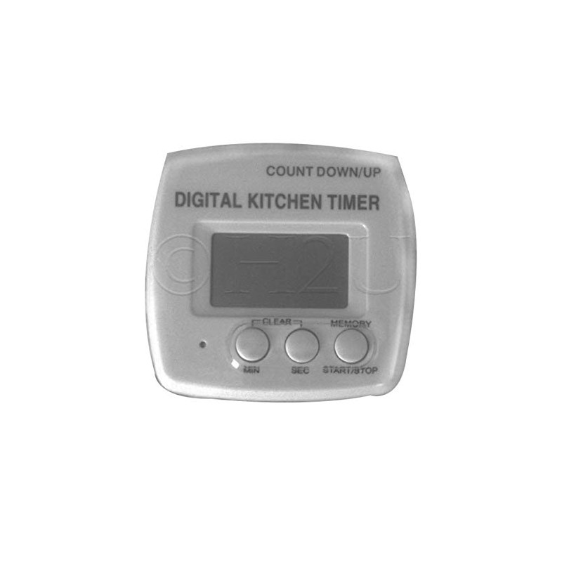 Kitchenware Digital Kitchen Timer, Metal, White, One Size