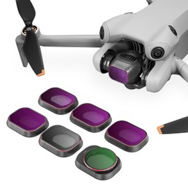 STARTRC PHOTO Mini 4 Pro Filter Set for Mini 4 Pro Accessories, 6 Pack UV CPL ND8 ND16 ND32 ND64 Filter, Neutral Density Filter and Circular Polarising Filter