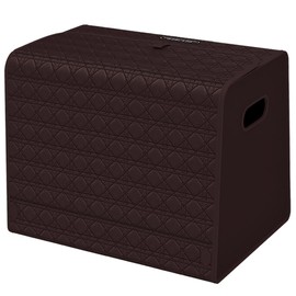 Aiuwo Trunk Organizer for Car,Car Trunk Organizer and Storage for SUV,Truck,MPV Collapsible Multi Compartment Extra Large capacity and Adjustable (Brown)