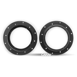 CARAV 14-034 Speaker Rings Holder for Caddy, Golf V/VI, Touran Jetta Tiguan Sharan Transporter, Multivan Touareg TT(8J) Q3 (8U) Octavia Yeti