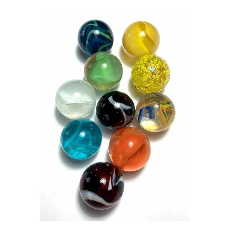 Mega Marble 22/25mm Marbles for Stained Glass Fencing DIY Project