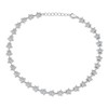Celestial Bridal Charm Anklet Patriotic Beach Wedding .925 Sterling Silver