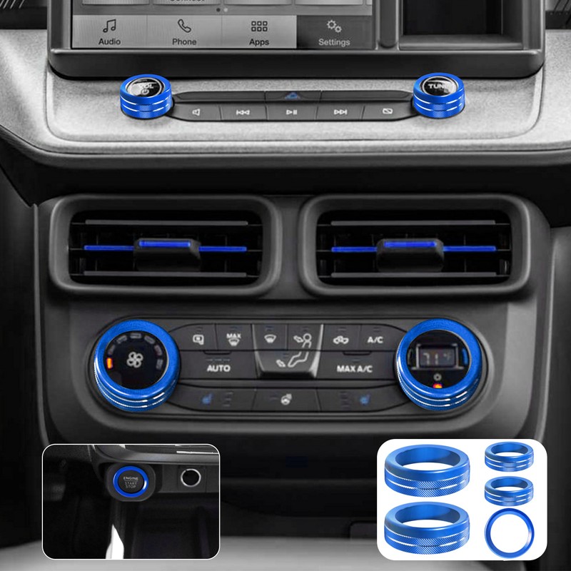 SENSHINE Knob Cover for Ford Maverick Accessories 2022 2023 2024