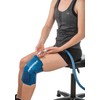 Aircast Cryo/Cuff Cold Therapy: Knee Cryo/Cuff with Non-Motorized (Gravity-Fed) Cooler,