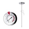 defull 12" Deep Fry Thermometer with Clip Instant Read Dial