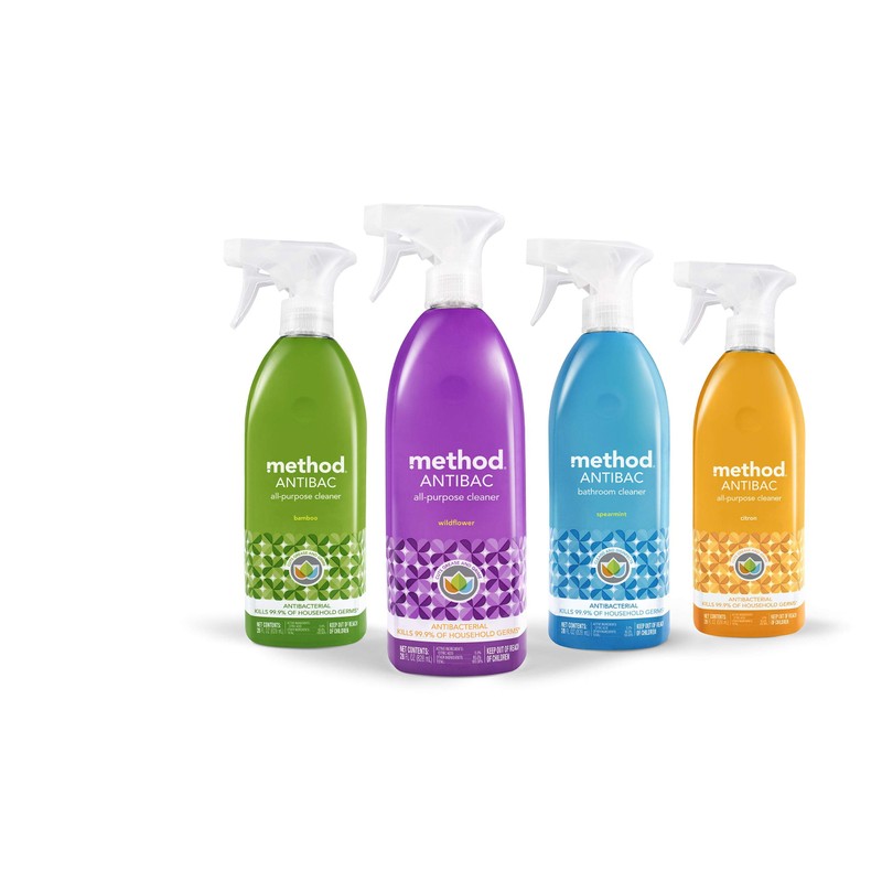 Method Antibacterial All-Purpose Cleaner Spray, Citron, Kills 99.9% of Household